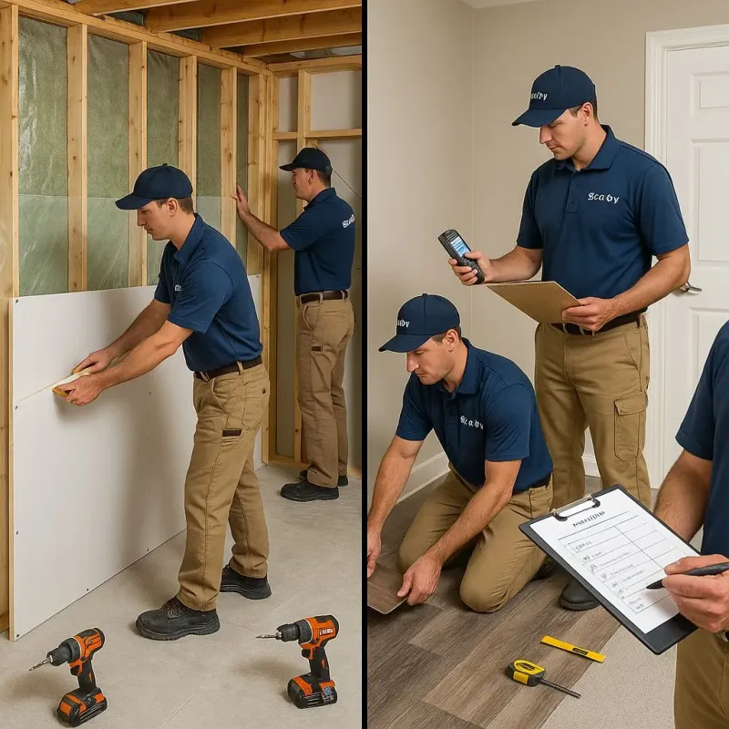 Repairs and Reconstruction process in Dighton, MA